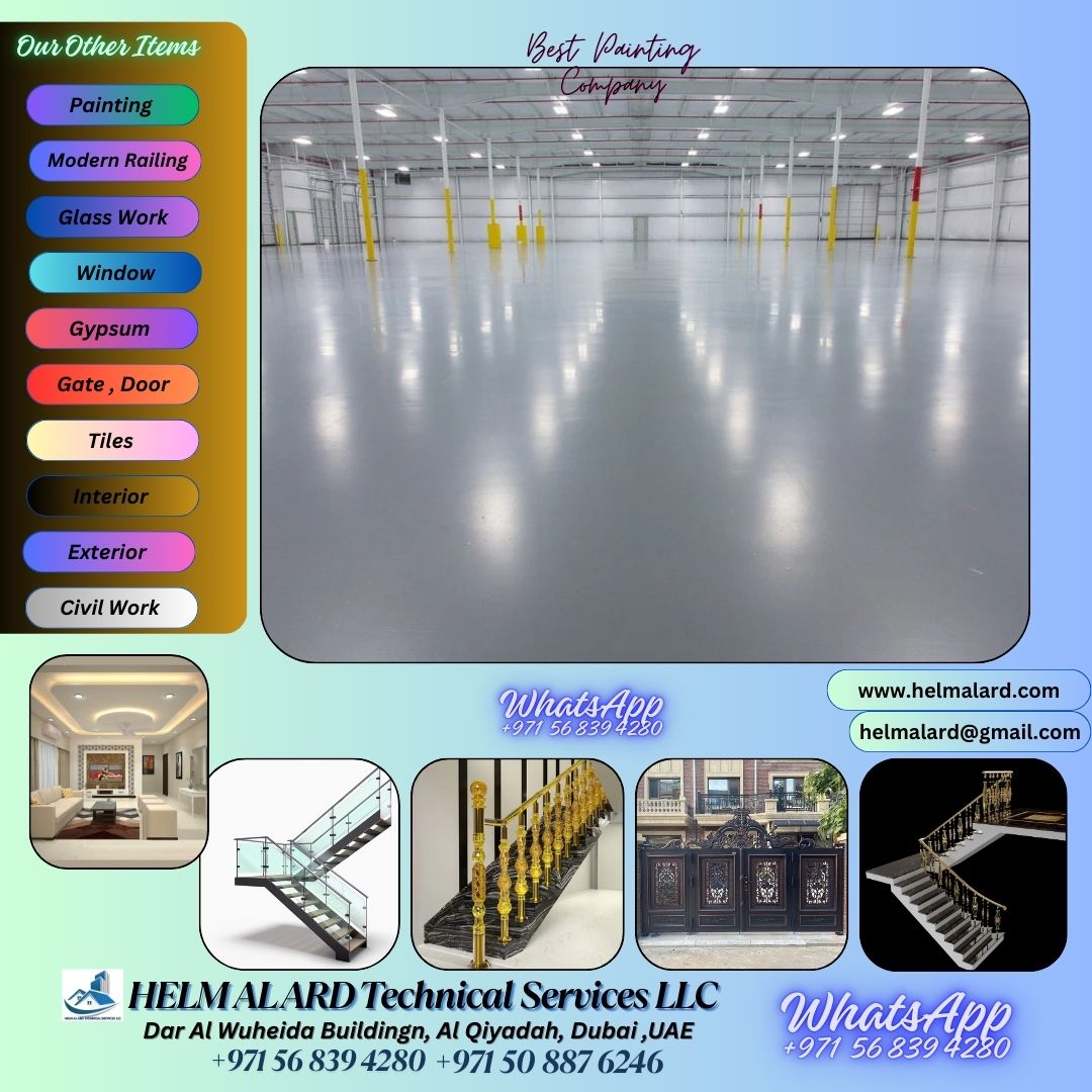 Industrial Epoxy Painting work in Ajman,Sharjah,Du - SR Engineering Firm