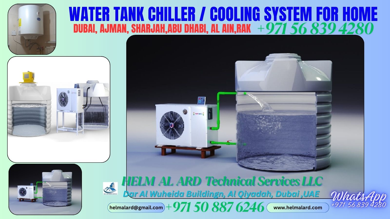 home water tank cooling system Dubai, uae, Qatar - SR Engineering Firm