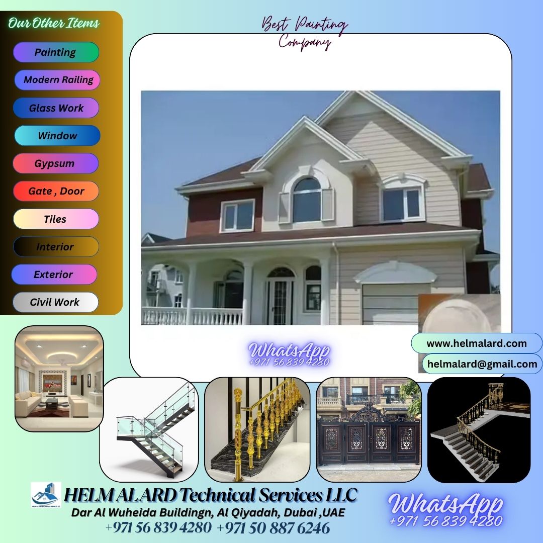 Villa Painting Contractor in Ajman,Sharjah,Dubai,UAE - SR Engineering Firm