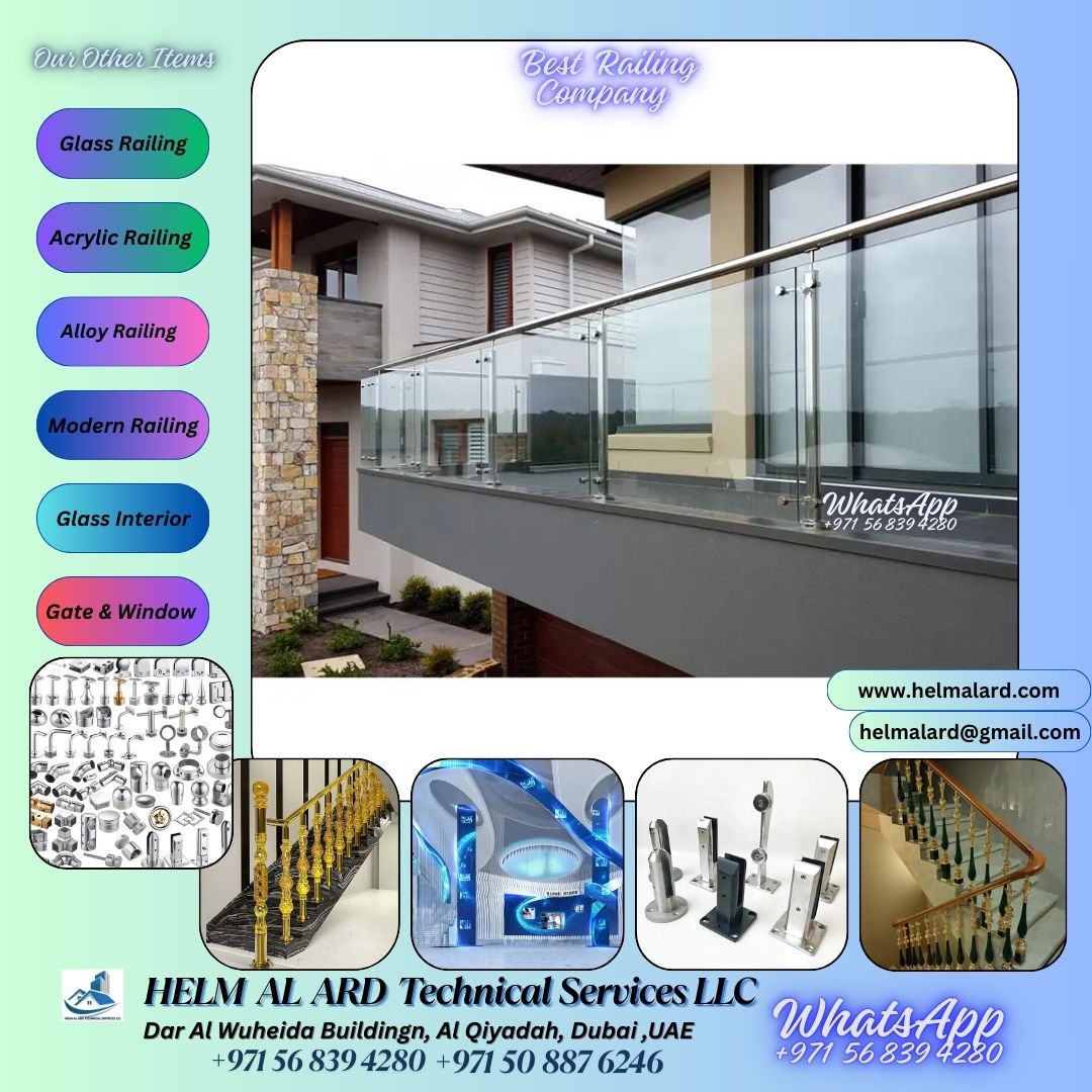 HAND RAIL WORK CONTRACTORS IN DUBAI - SR Engineering Firm