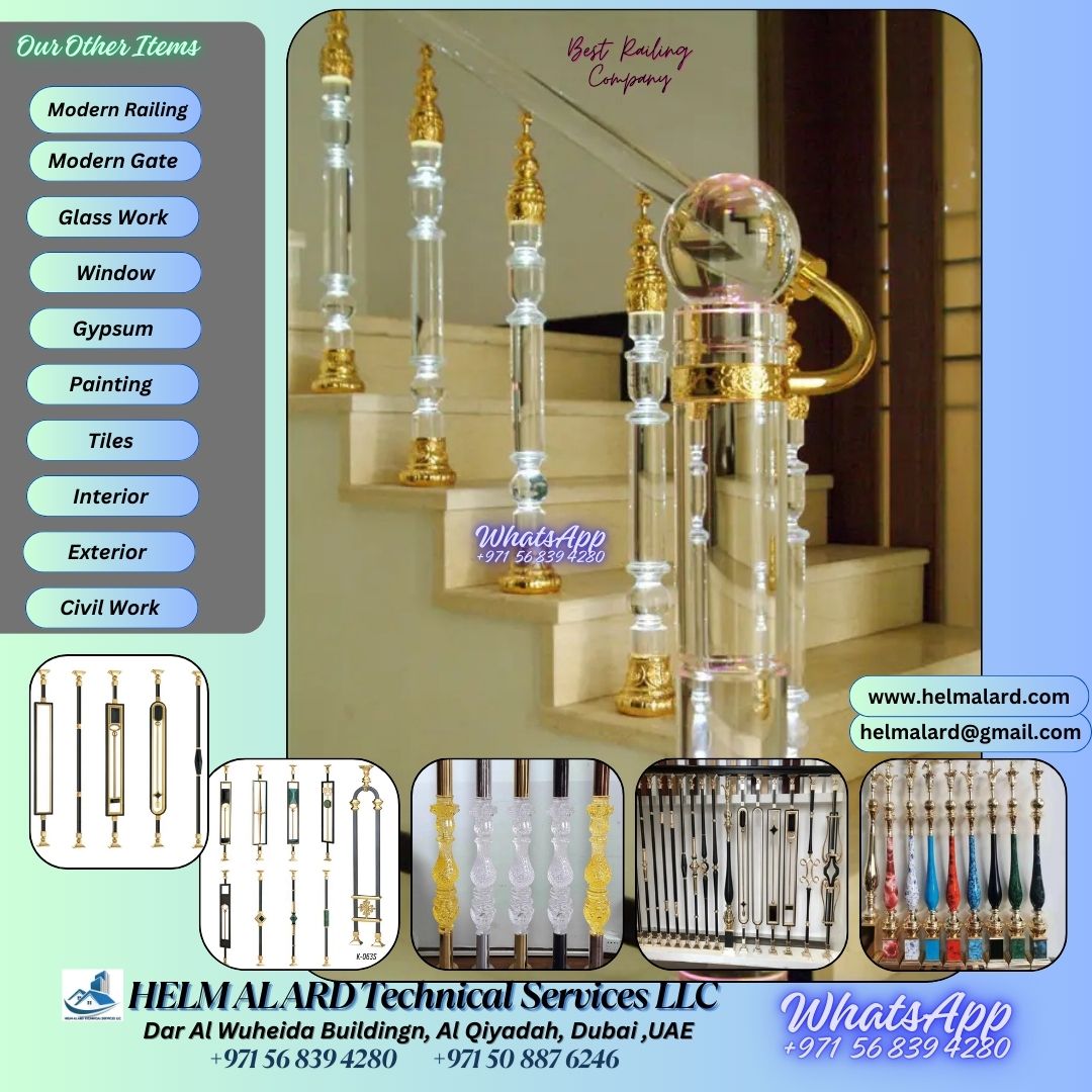 HAND RAIL WORK CONTRACTORS IN DUBAI uae - SR Engineering Firm