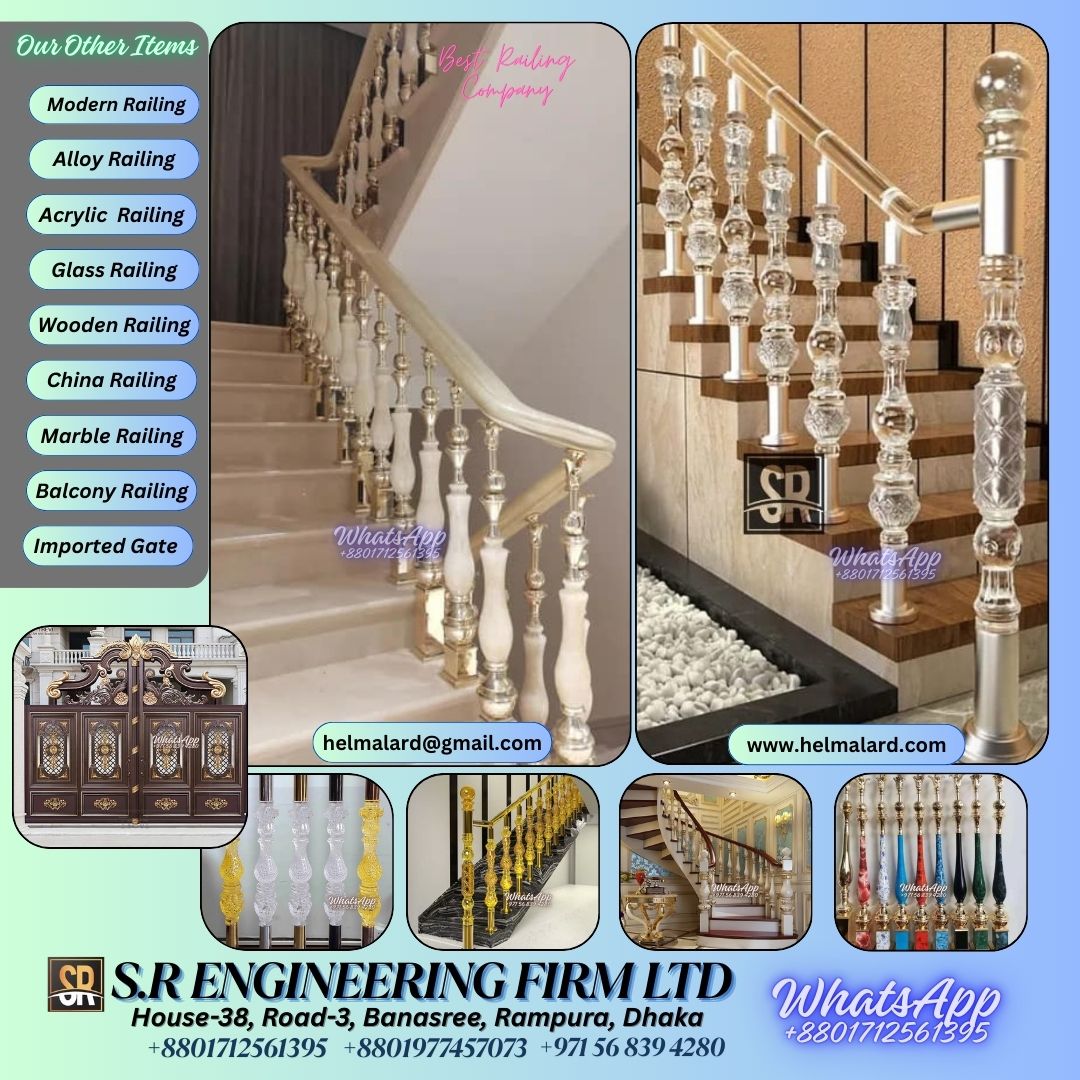 acrylic Railing company in Bangladesh - SR Engineering Firm