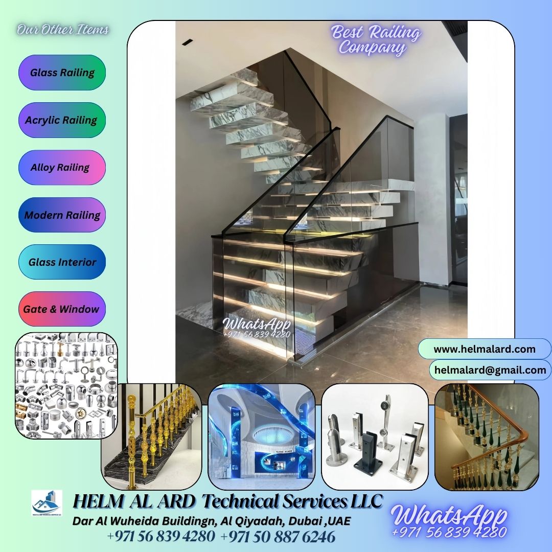 How much cost to install glass railings dubai? - SR Engineering Firm