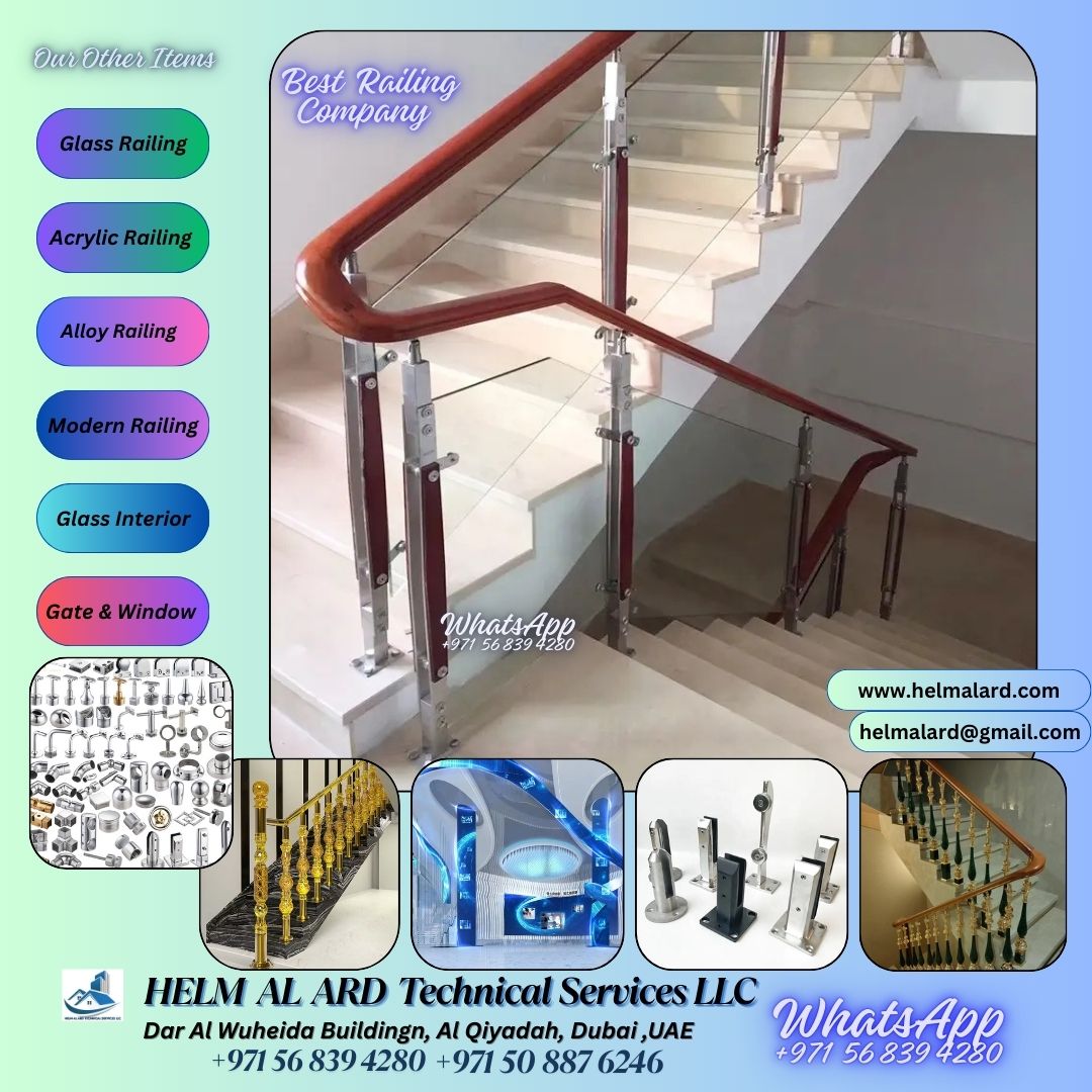 Best Railing Company in UAE - SR Engineering Firm