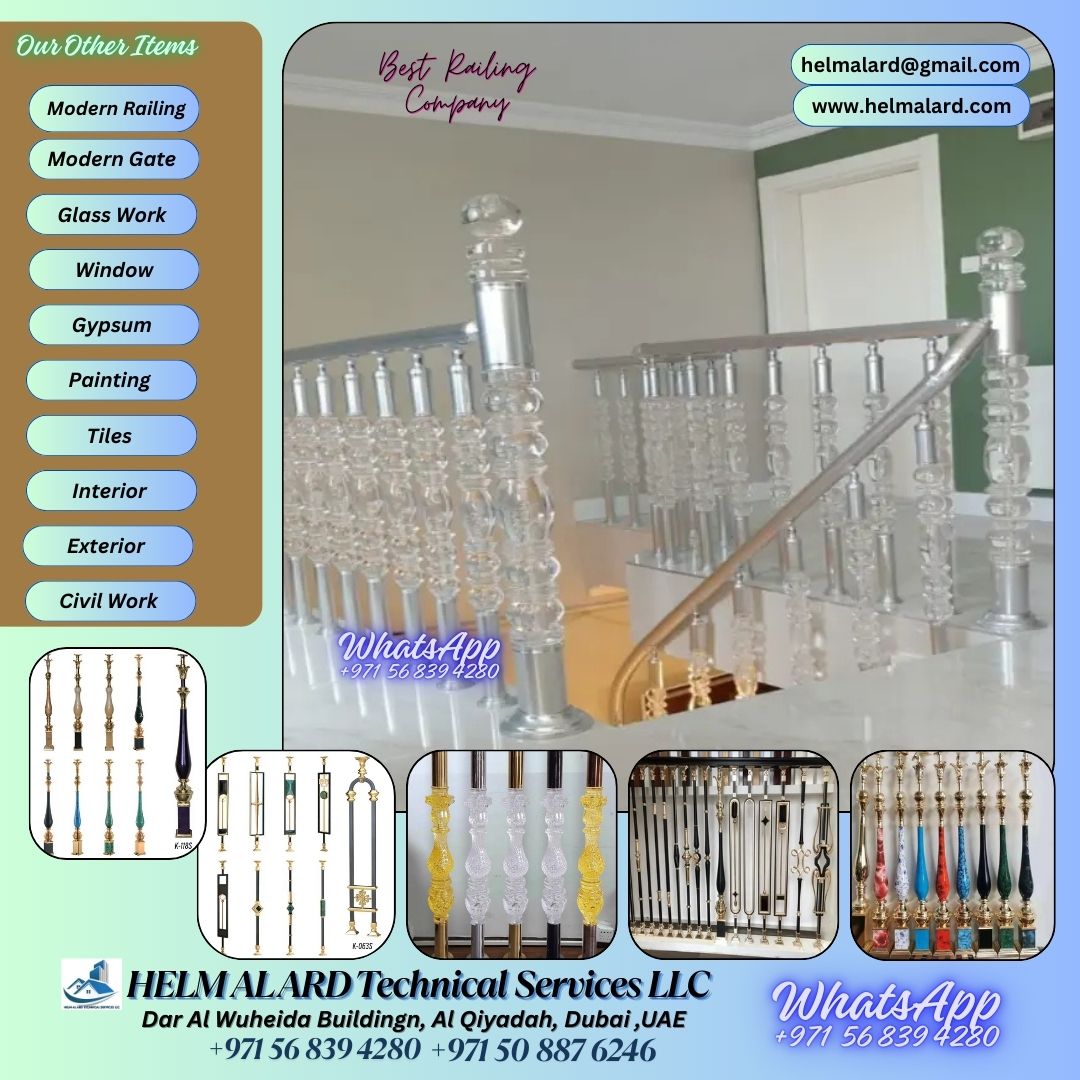 Staircase, Best Railing Qatar, Oman, Dubai - SR Engineering Firm