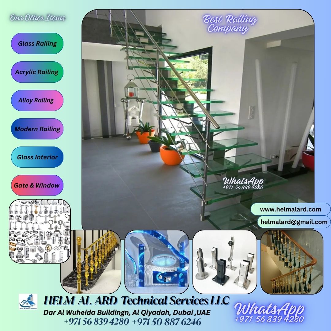 Oman Best Staircase Handrail  company - SR Engineering Firm