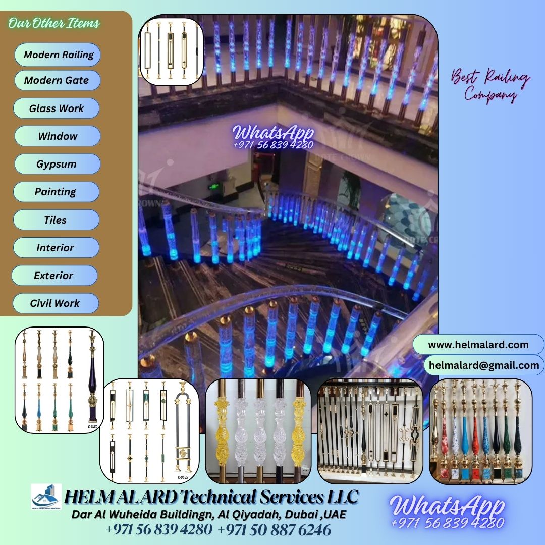 Staircase Fixing Contactor in Dubai - SR Engineering Firm