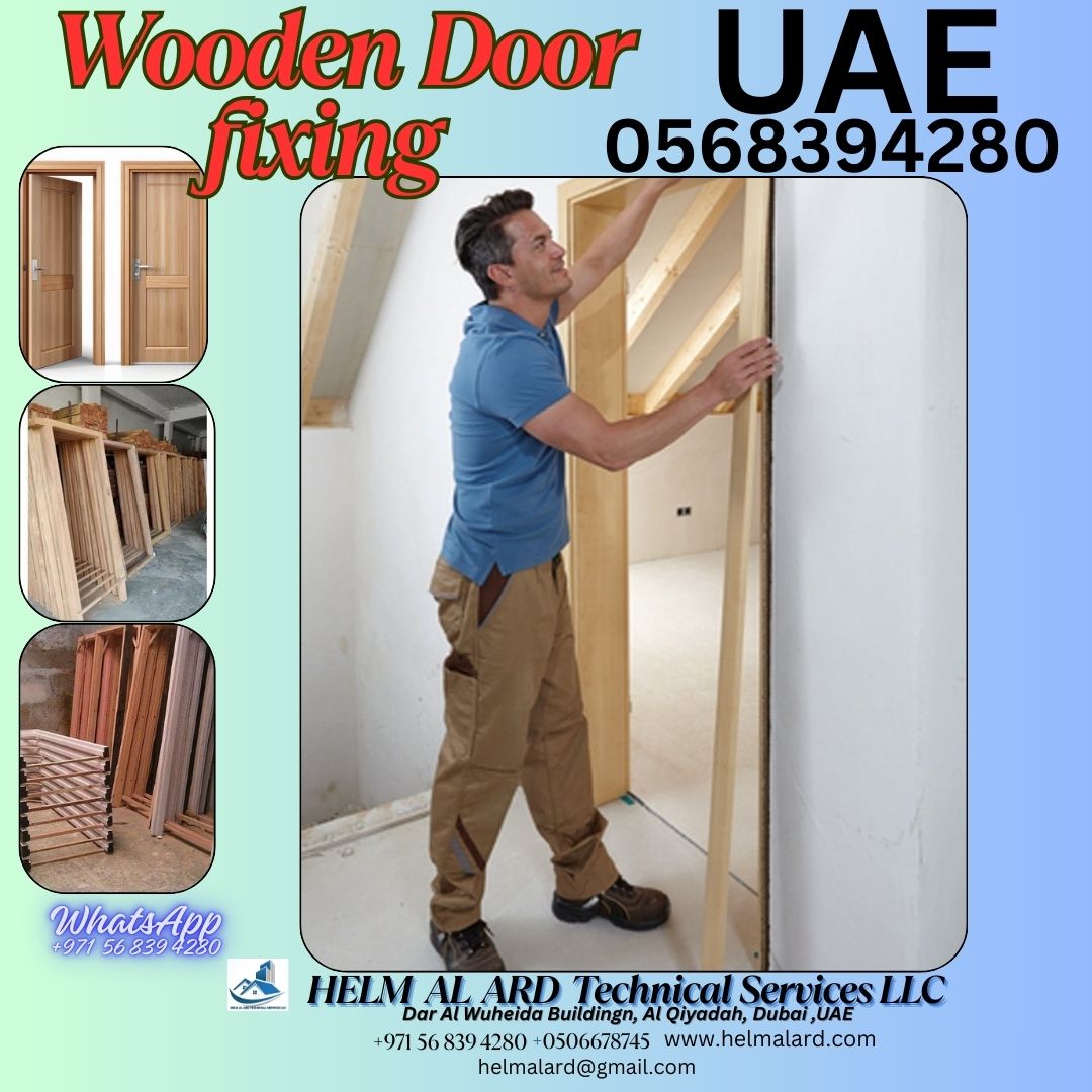 wooden door  fixing  contactor in dubai/ abu dhabi, - SR Engineering Firm thumbnail