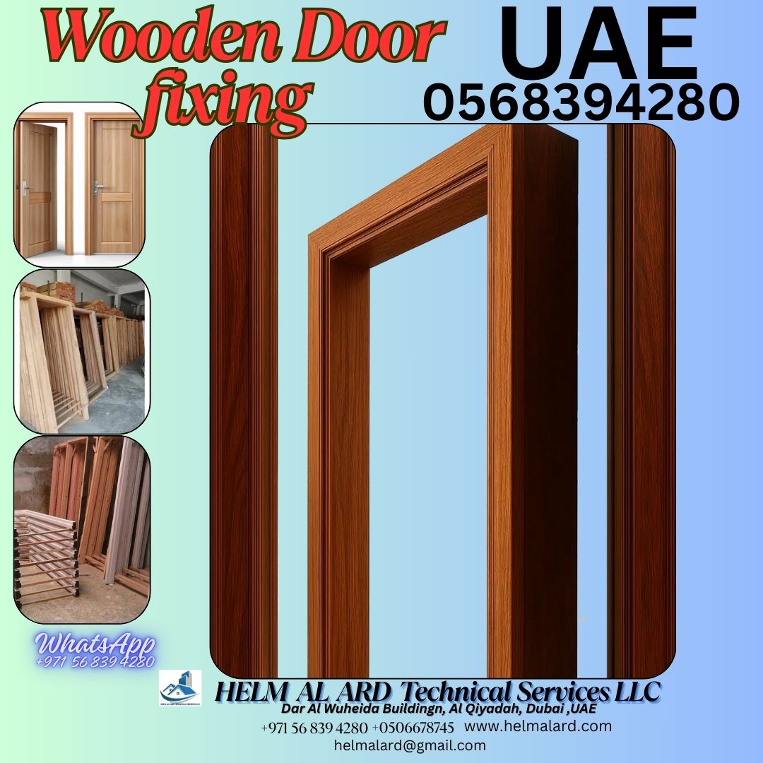 wooden door  fixing  contactor in dubai/ abu dhabi, - SR Engineering Firm thumbnail