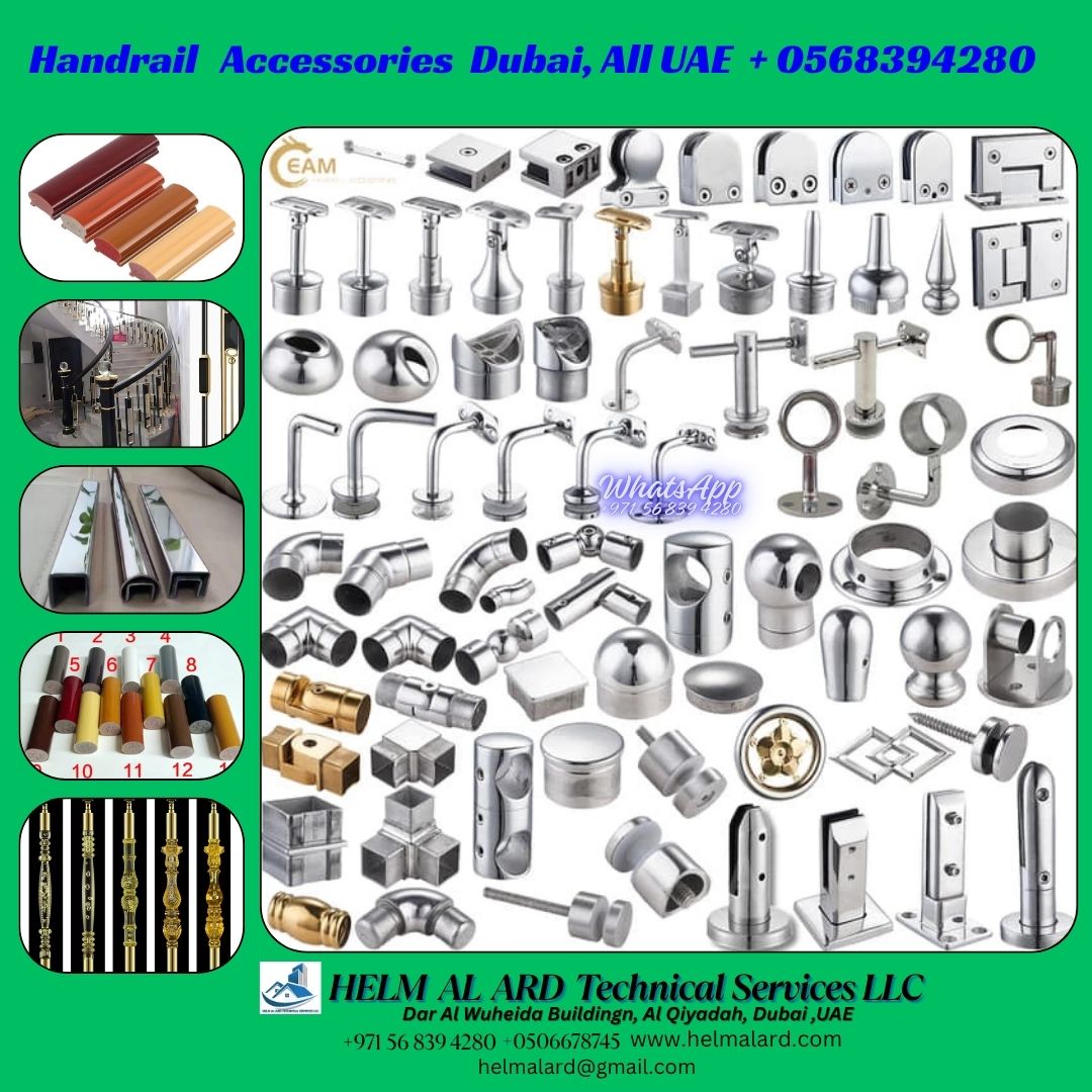 Stair handrail Fitting items Importer in Dubai - SR Engineering Firm