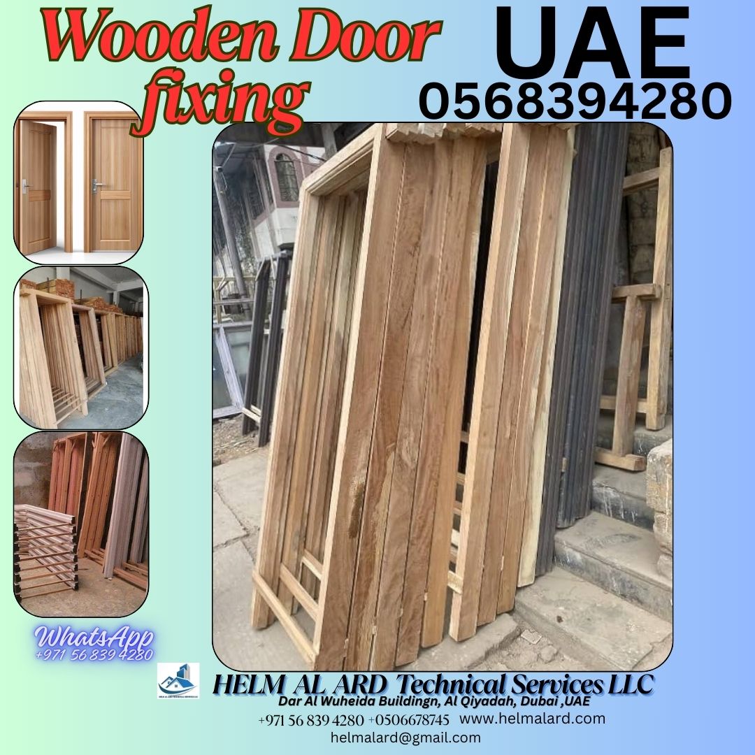 wooden door  fixing  contactor in dubai/ abu dhabi, - SR Engineering Firm thumbnail